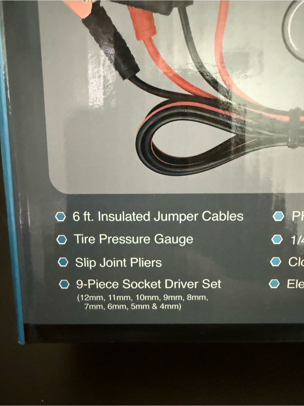 ππ BROOKSTONE 35 PIECE CAR EMERGENCY AUTO KIT. BRAND SEALED IN BOX! - Picture 4 of 16